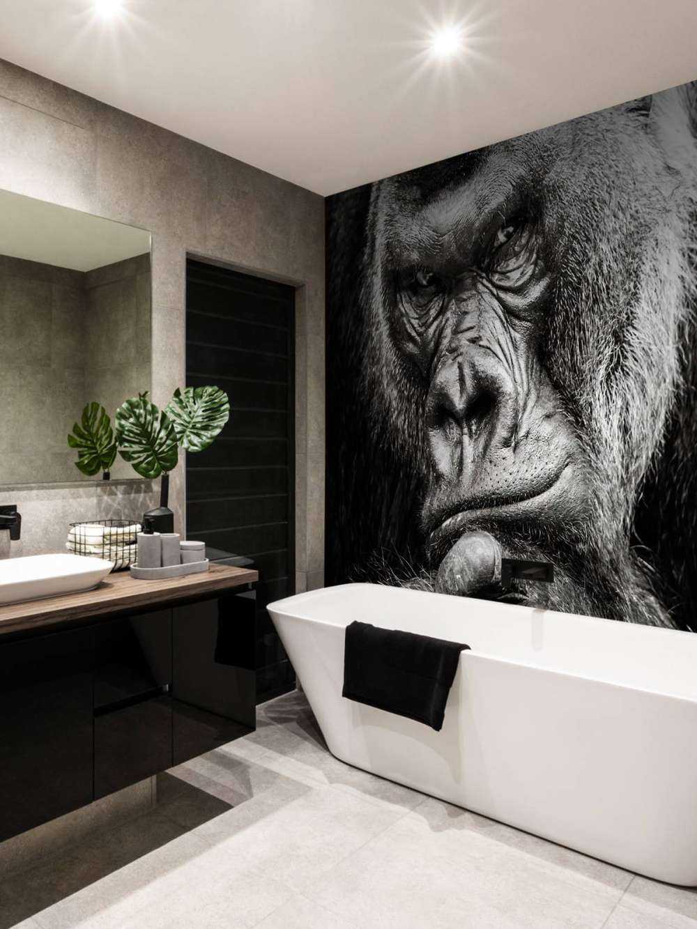 Närbild av en gorilla