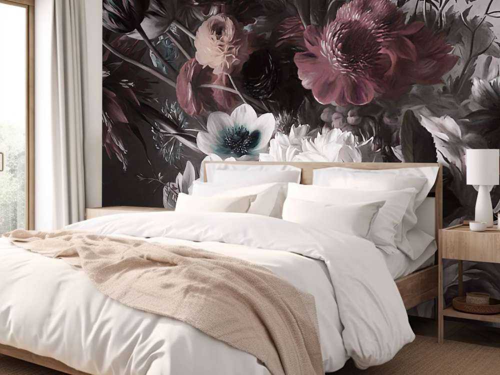 Stort bukett med anemoner Orange