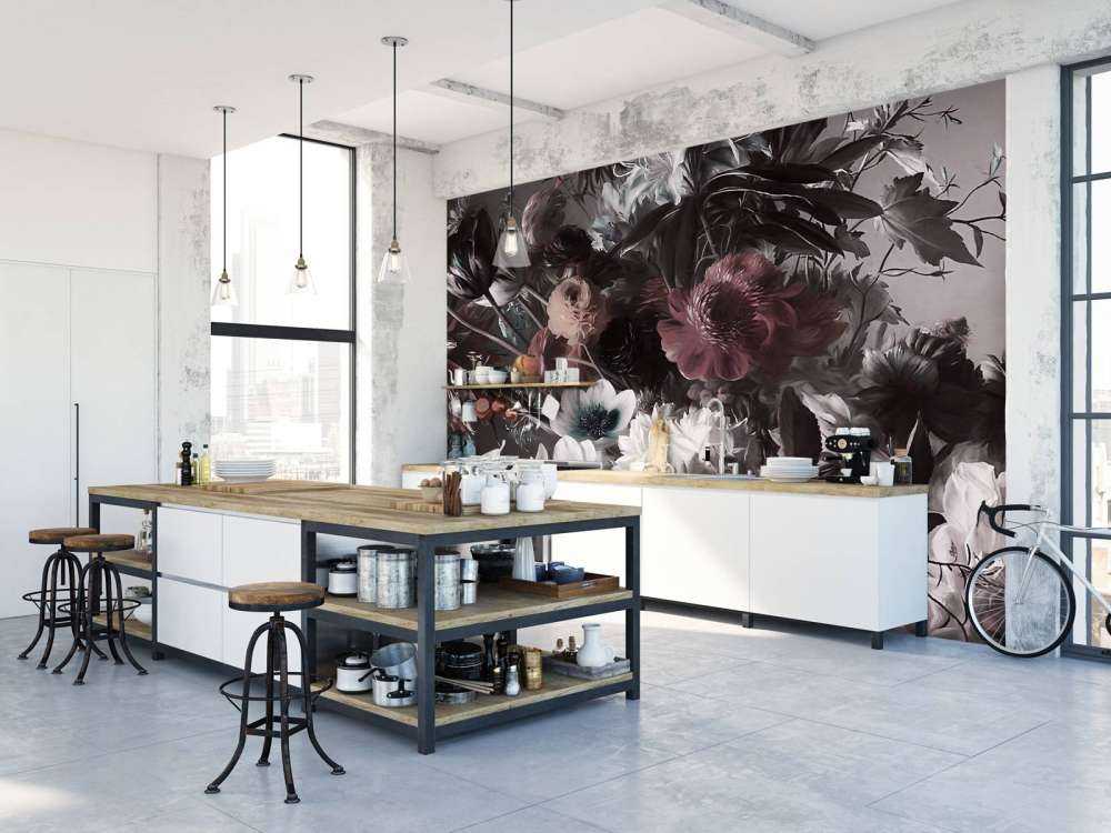 Stort bukett med anemoner Orange