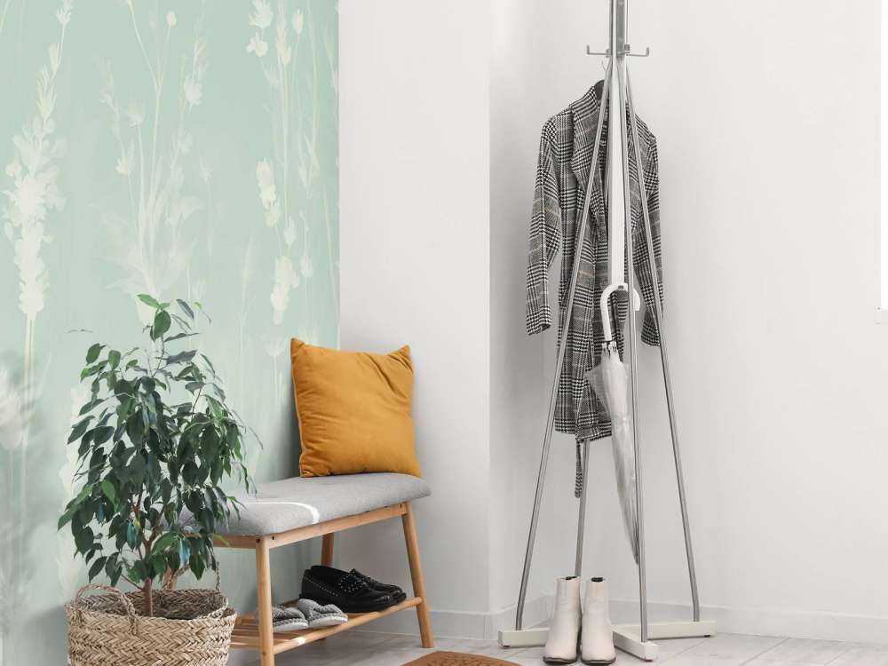 Lavendel Glänta Sömlös Mintgrön