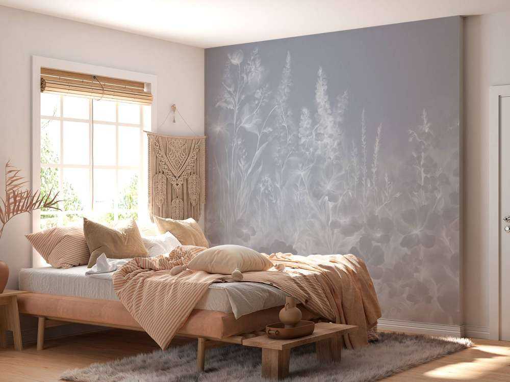 Öm engelsk trädgård - grå