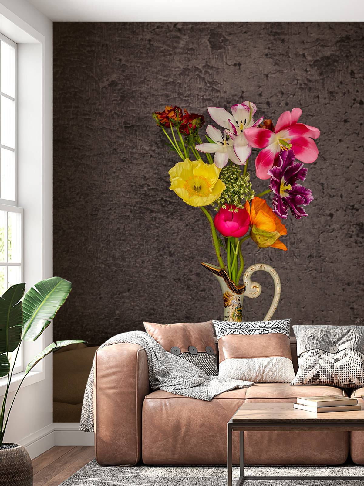 Blomster i klassisk vase