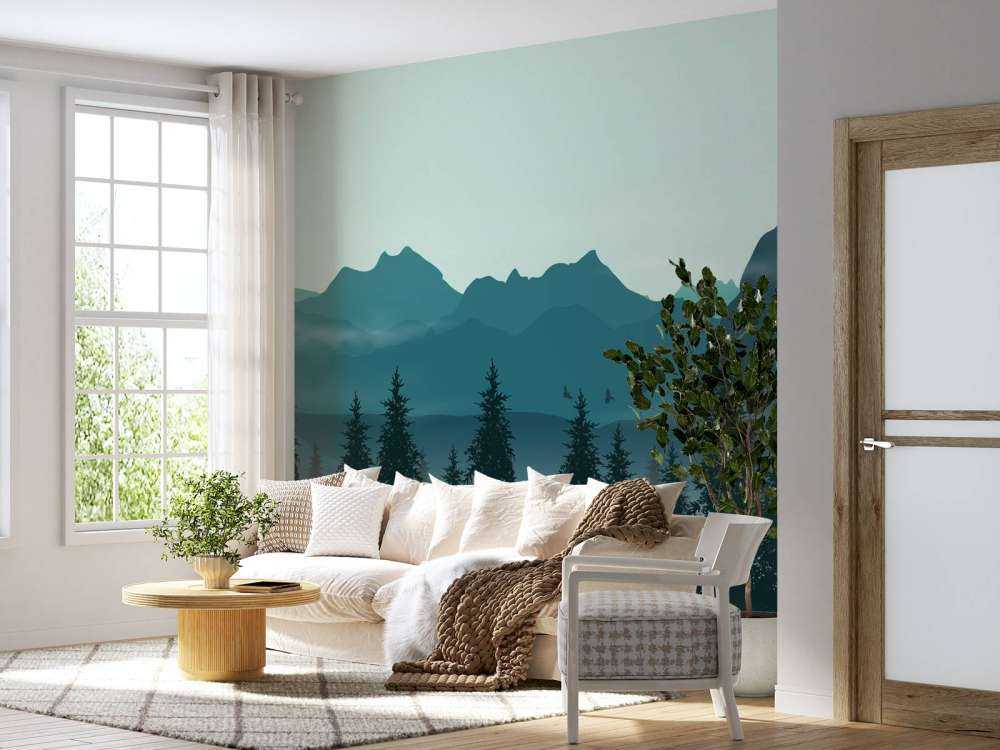 Illustration af skov