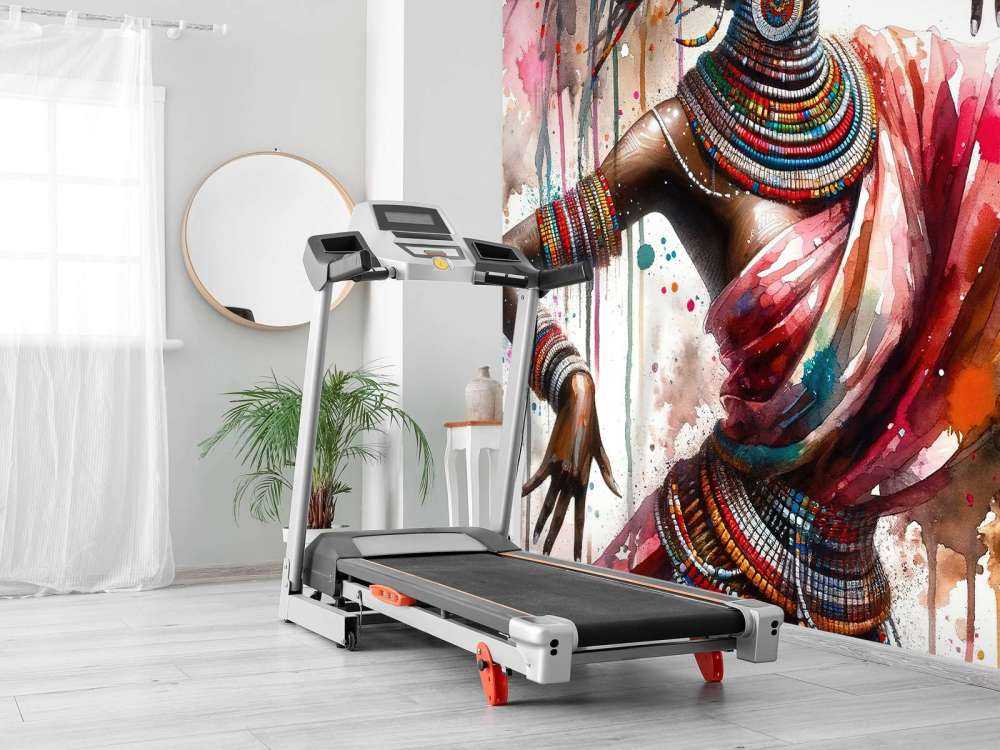 Akvarel afrikansk danser