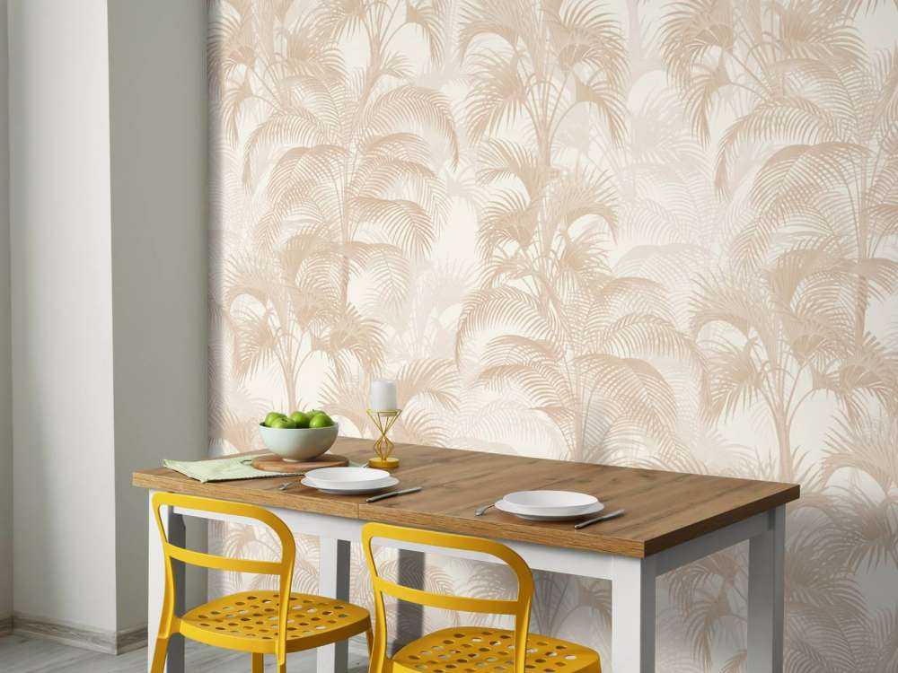 Tropiske vintage palmer - sand