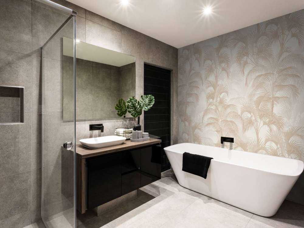 Tropiske vintage palmer - sand