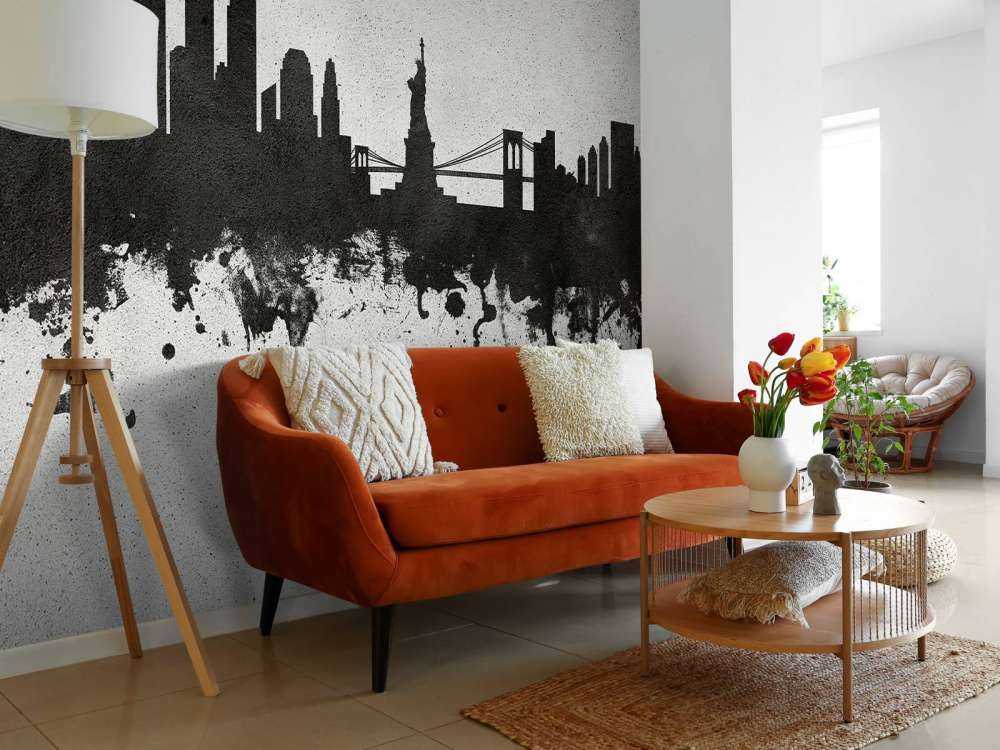 Akvarel skyline, New York