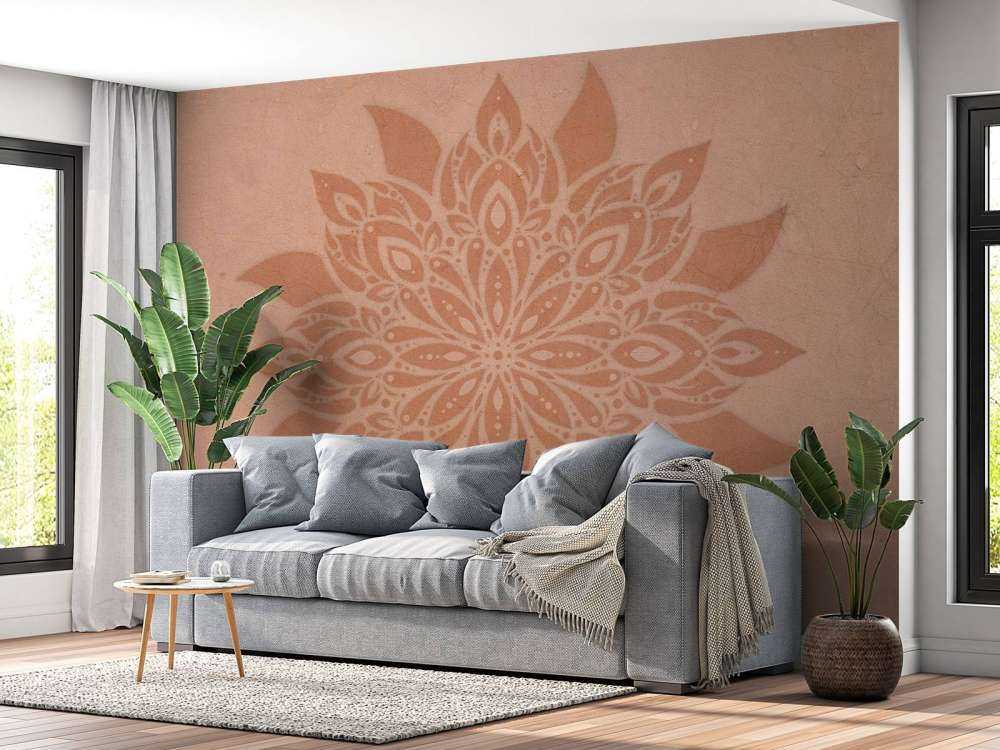 Jordisk Mandala Blossom