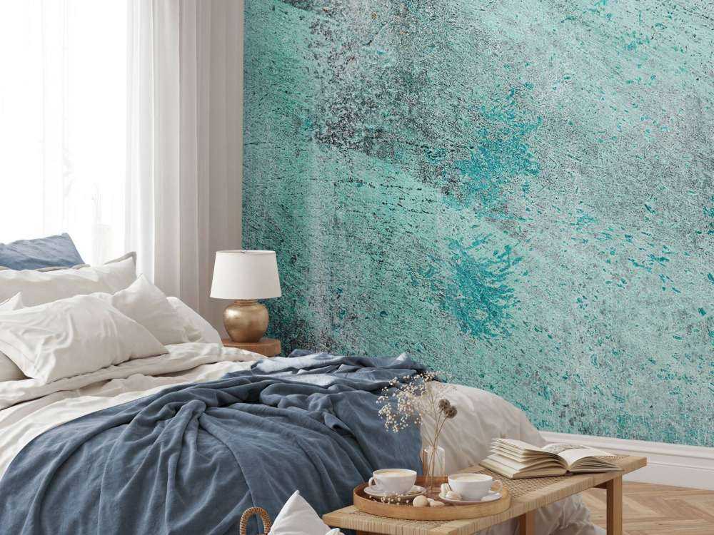 Grøn abstrakt kunst