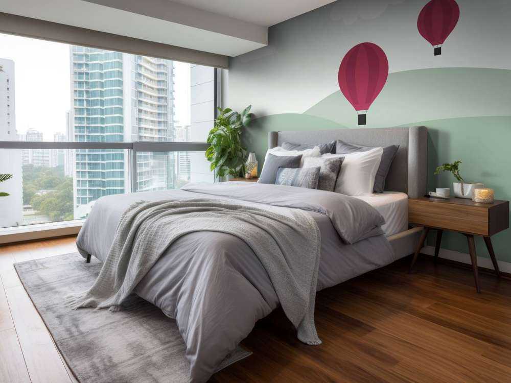 Bakker med luftballoner