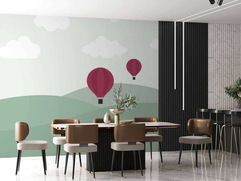 Bakker med luftballoner