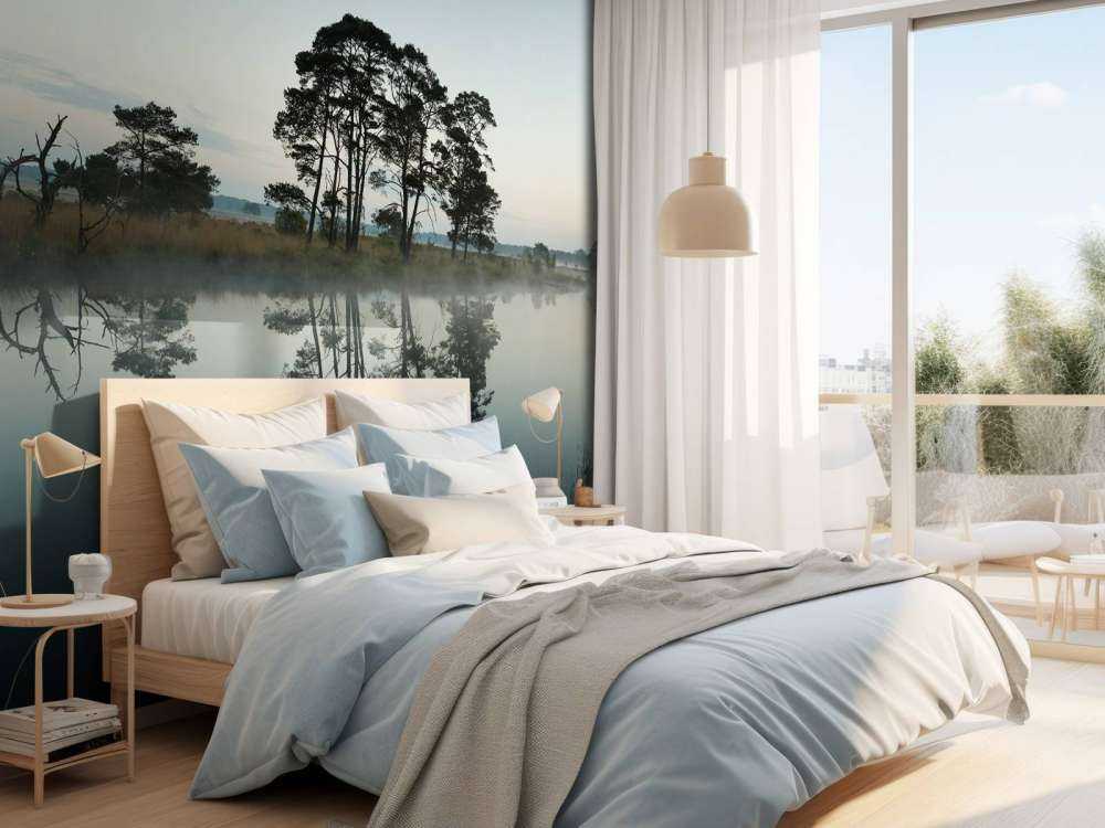 Træer langs skovområder