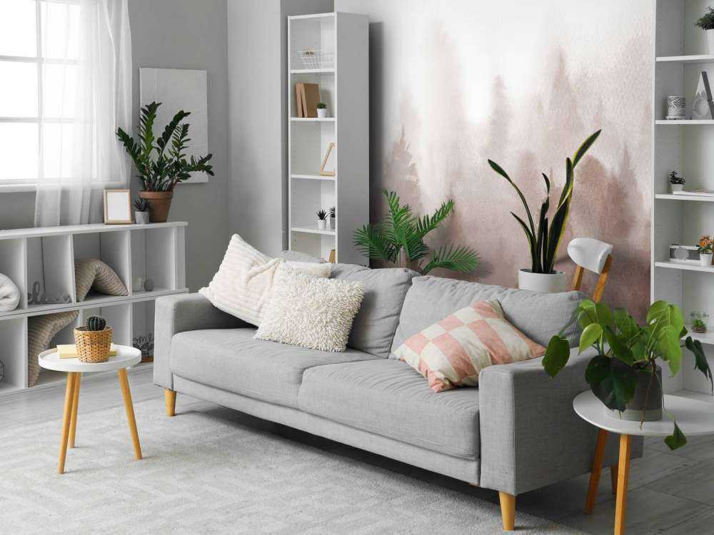 Skov lavet med akvarelfarve