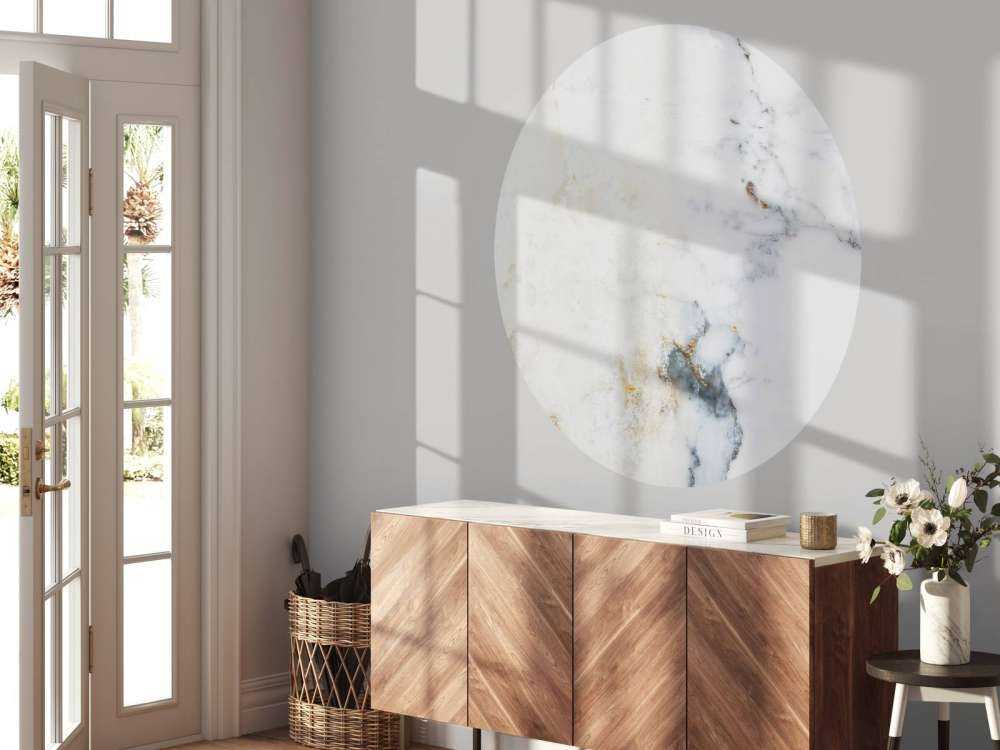 Hvid marmor med grå nuancer