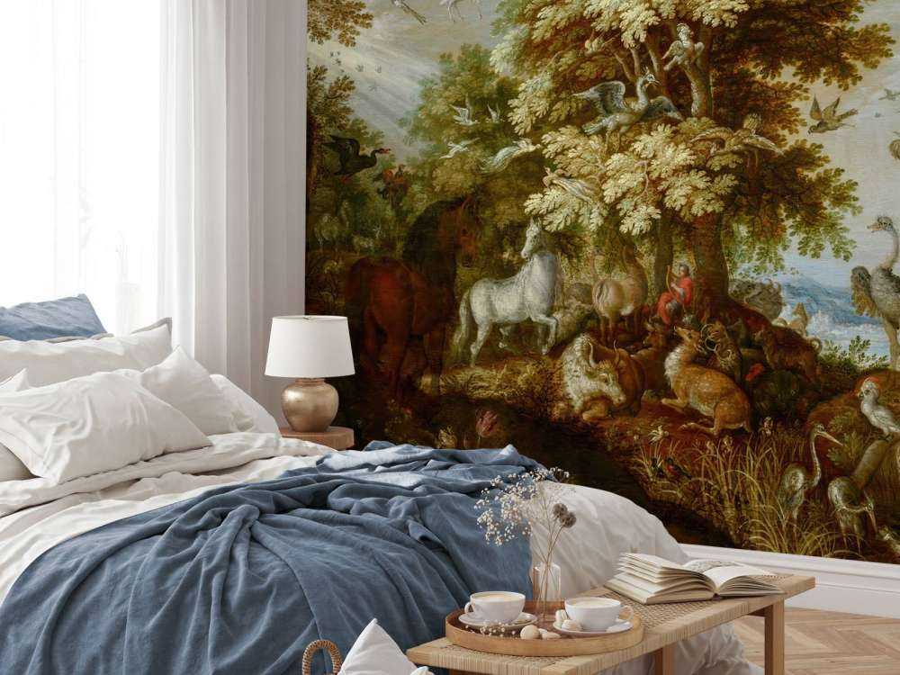 Orfeus fortryller dyrene med sin musik