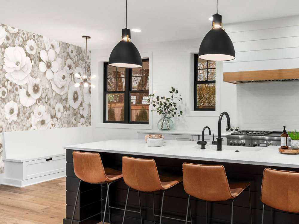 Poppy Tale Monokrom Gul