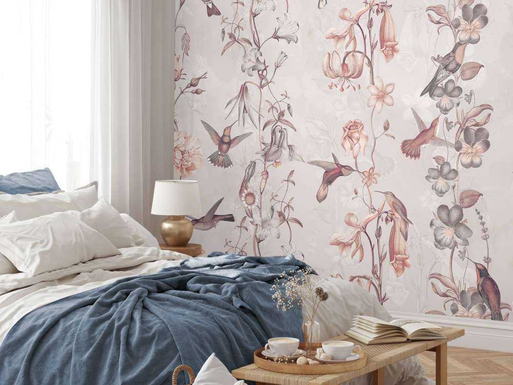 Weadow og Haveblomster Gamle Lyserøde