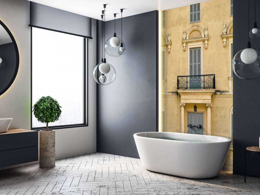 Gammel villa i Italien