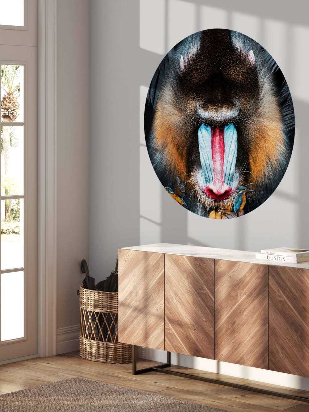 Mandrill Portræt