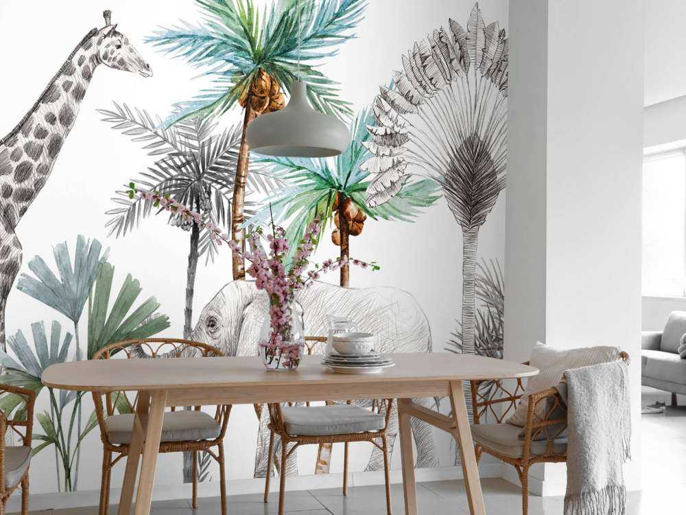 Vilde dyr skitserer
