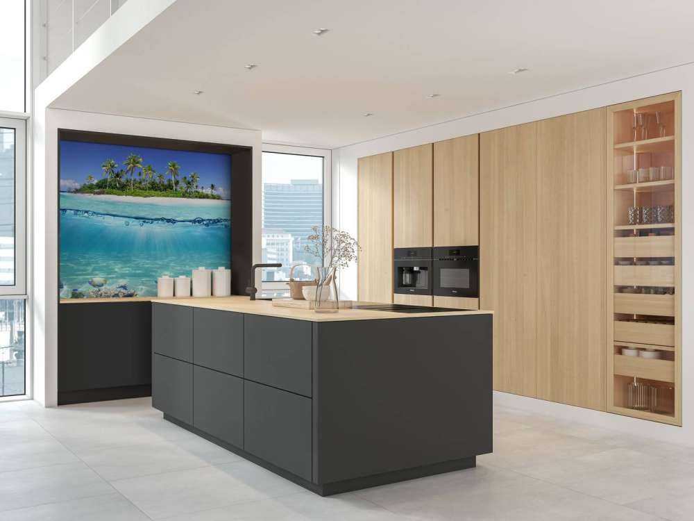 Tropisk ø og koralrev