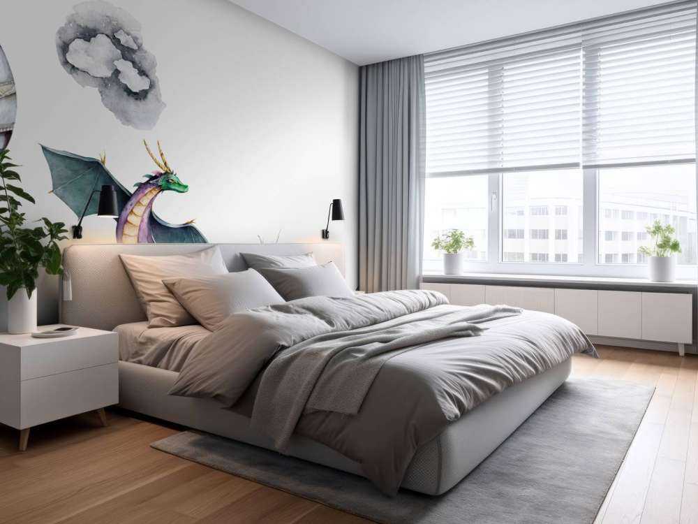 Akvarel drage i akvarel