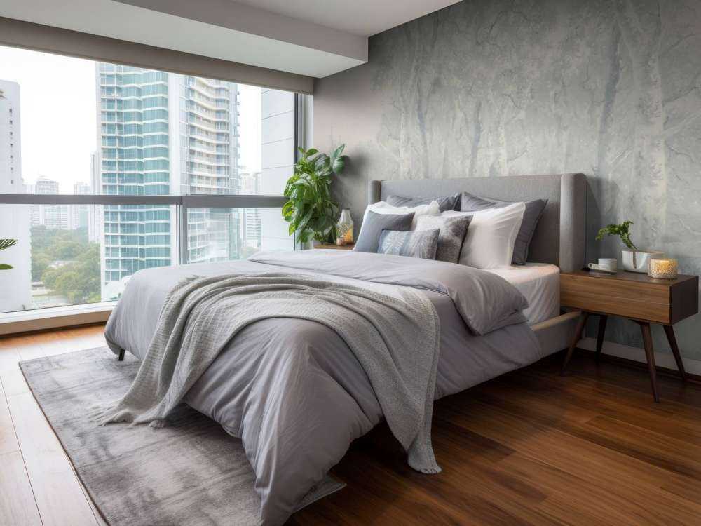 Skovlandskab Blå Panorama