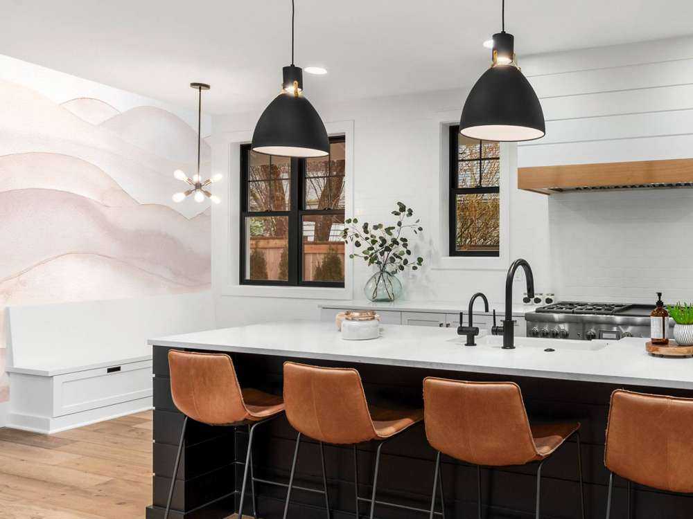 Abstrakt bølget gradient - nude