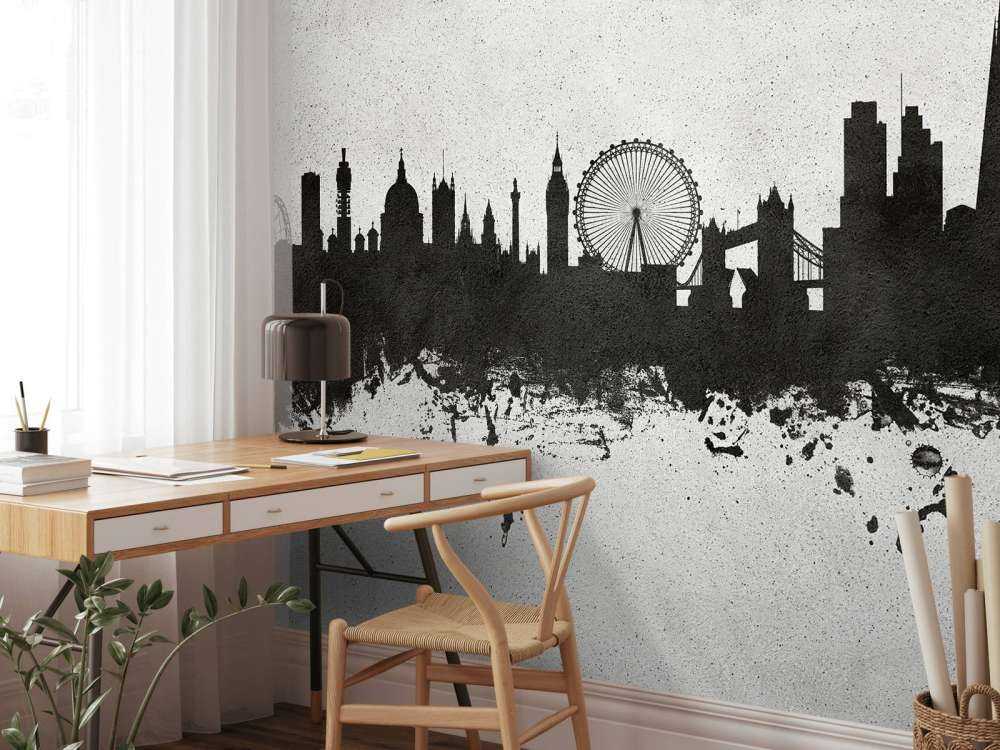 Akvarel skyline, London