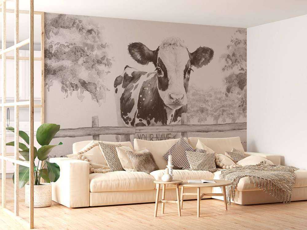 Kounge på en eng beige