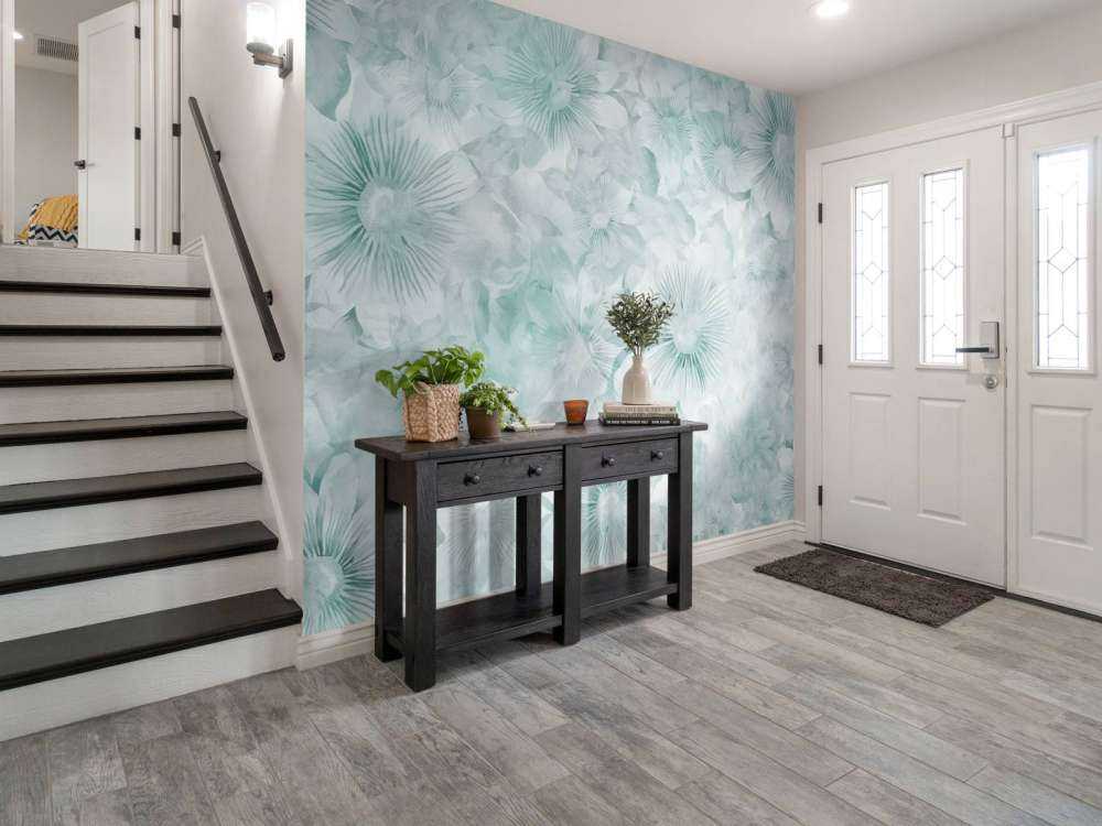 Botanisk Akvarel Elegance Iskold Mynte