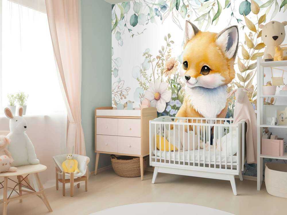 Mint- og guldfarvet babyunge