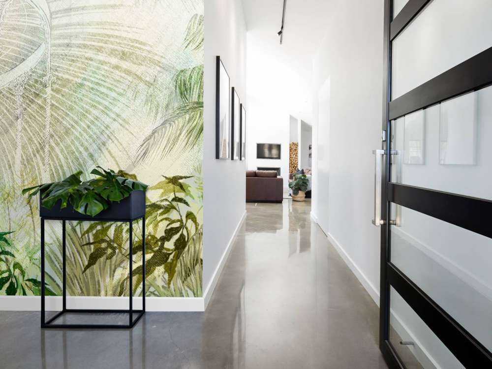 Drivhus med tropiske planter