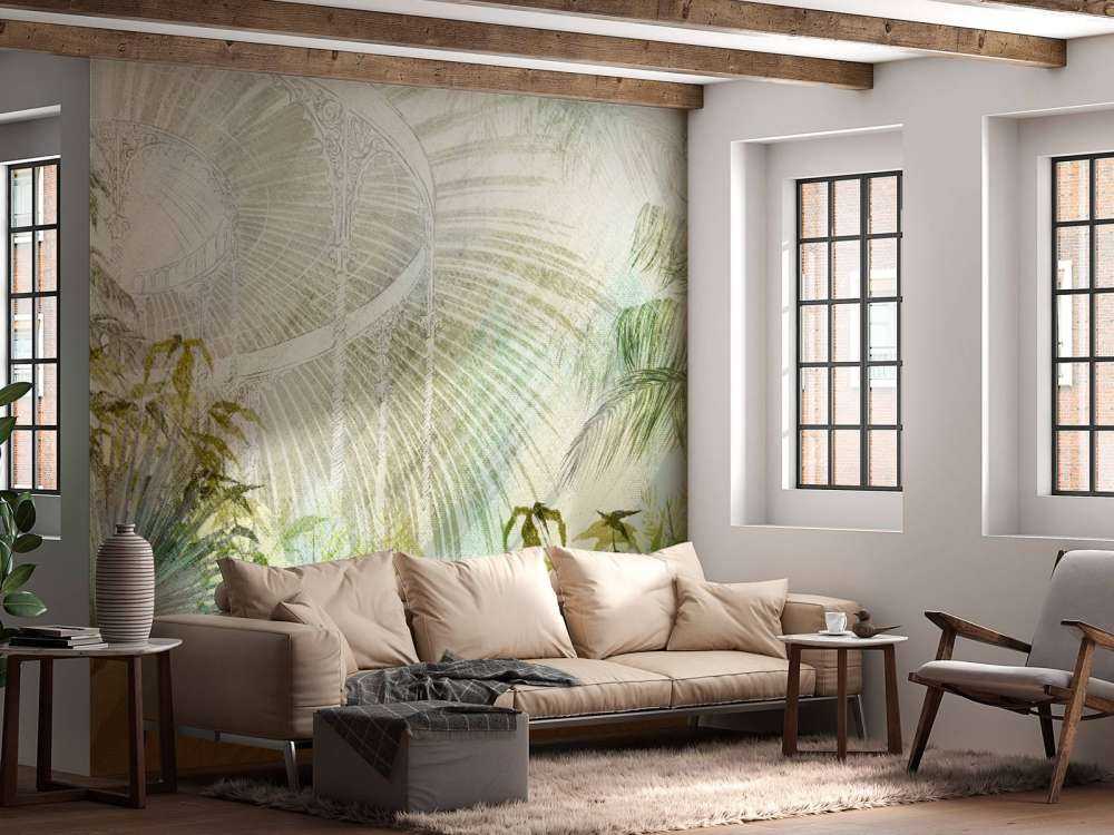 Drivhus med tropiske planter