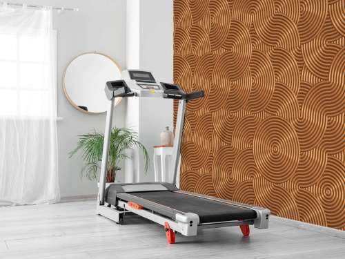 Metallic baggrund med cirkler