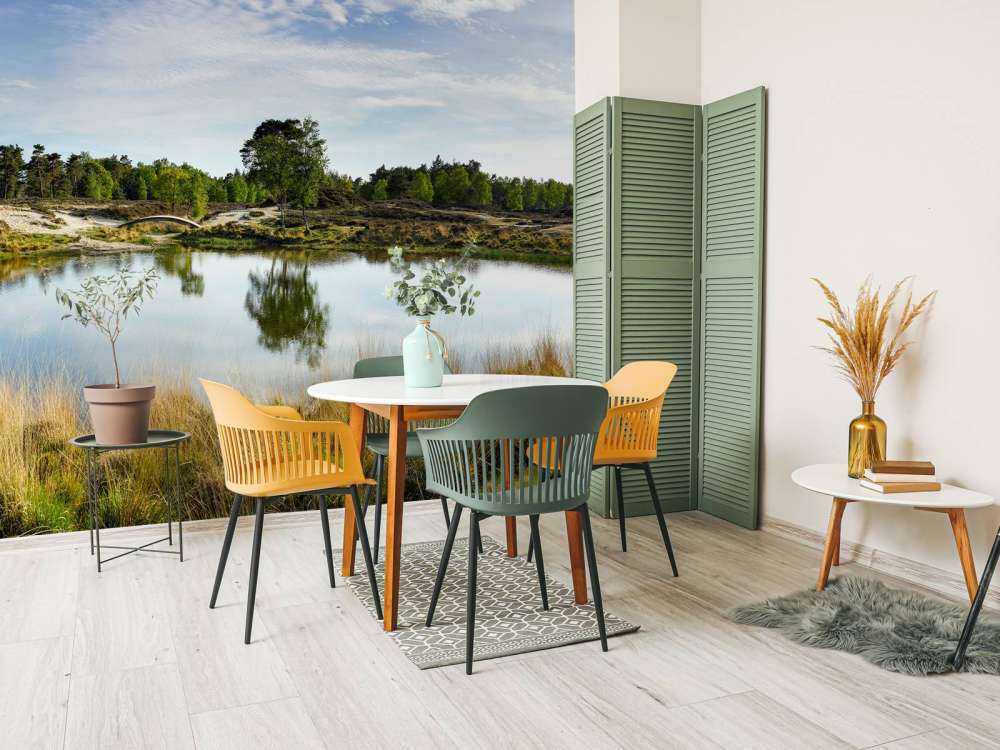 En lille skovsø i lyngområdet