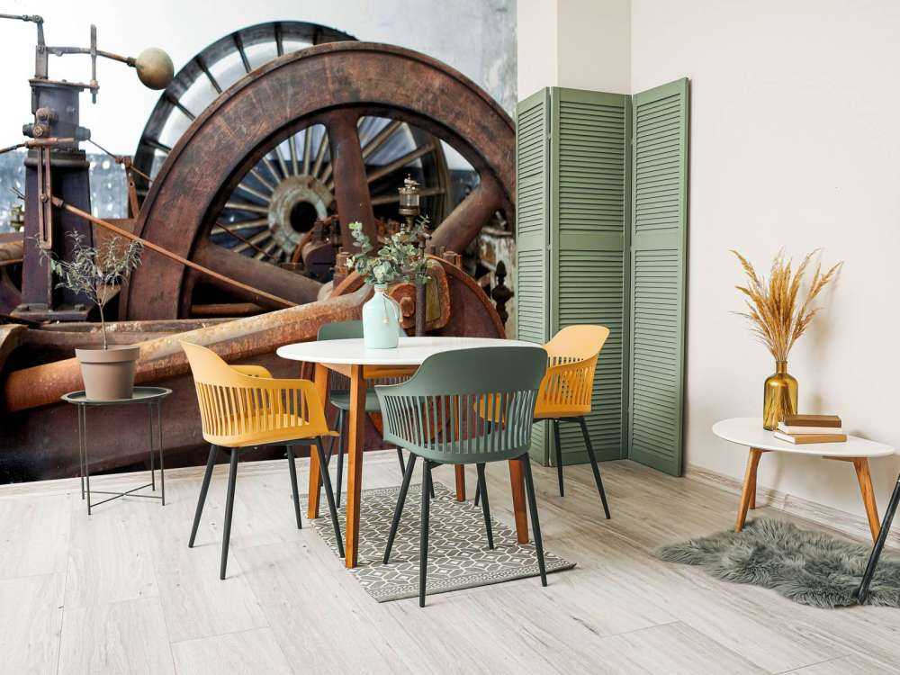 Del av en drivlina i en ångmaskin (B) 