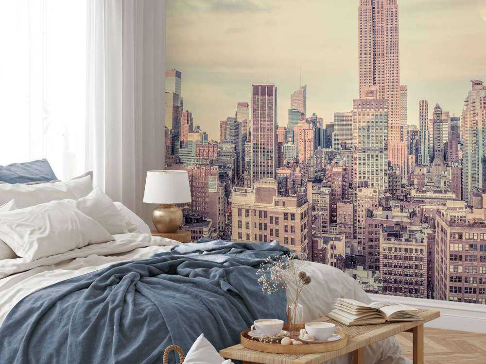 Empire State Building med Manhattan