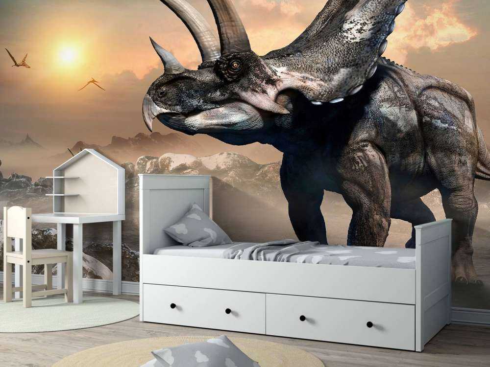 Dinosaurier i morgondimman