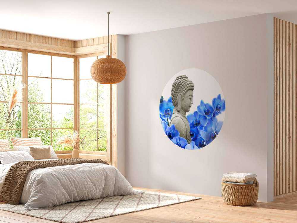 Buddha och orkidéer