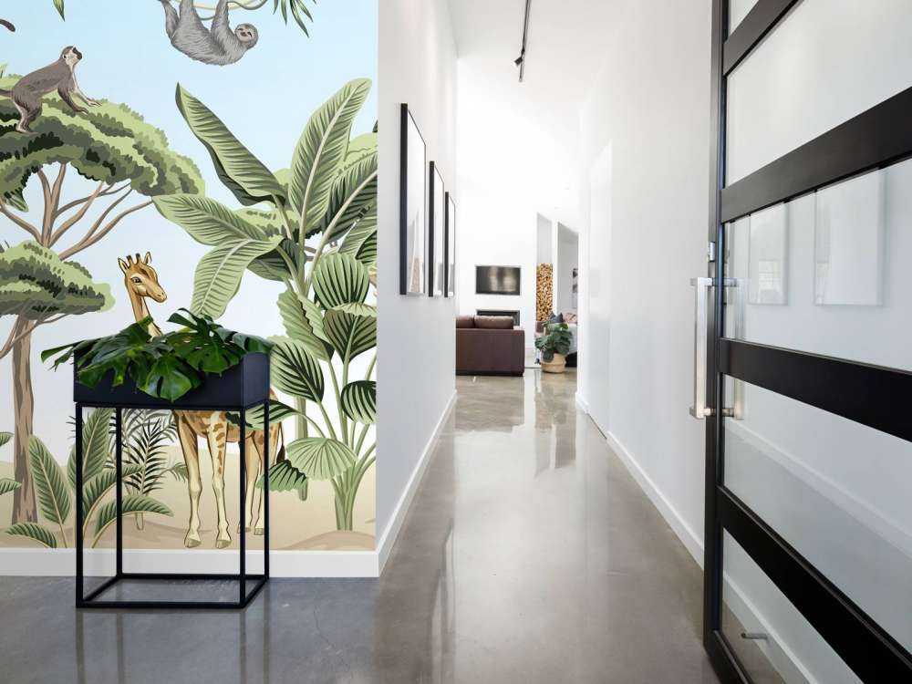 Mönster med djungeldjur