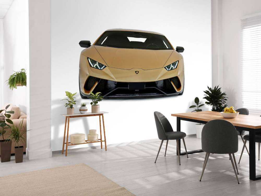 Lamborghini Huracán - Framsida, vit