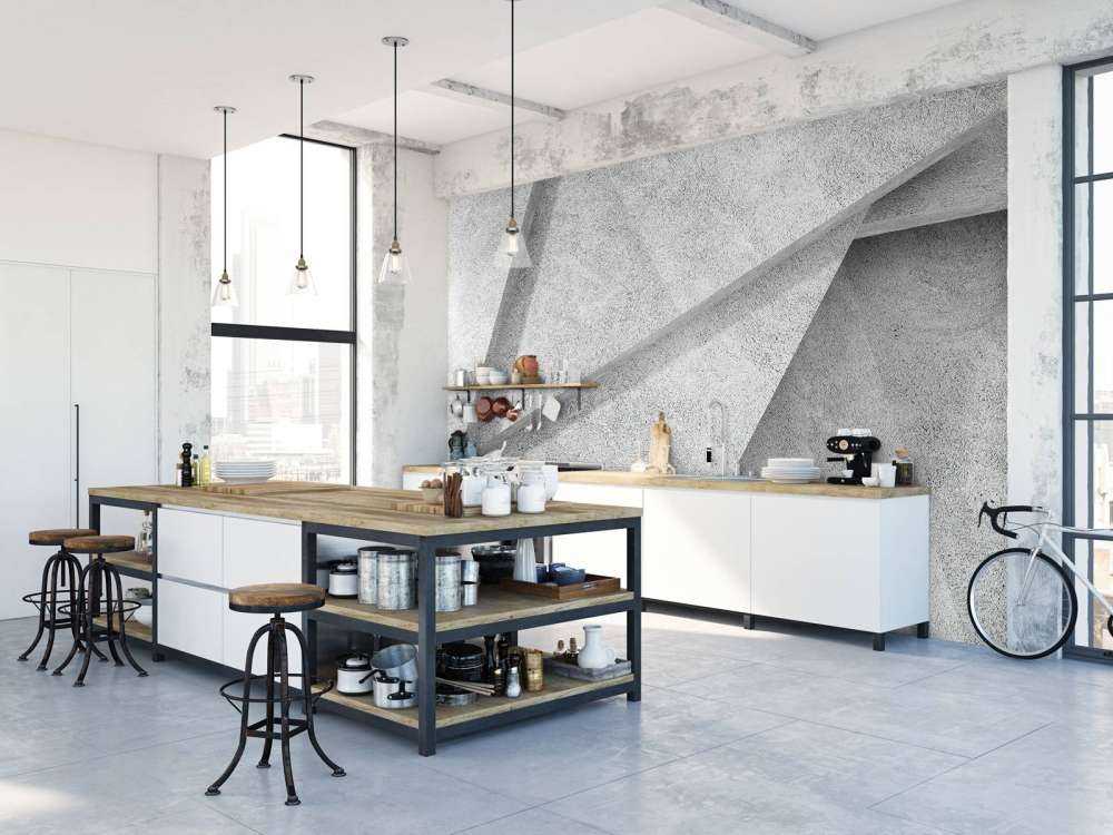 Grå betongstruktur
