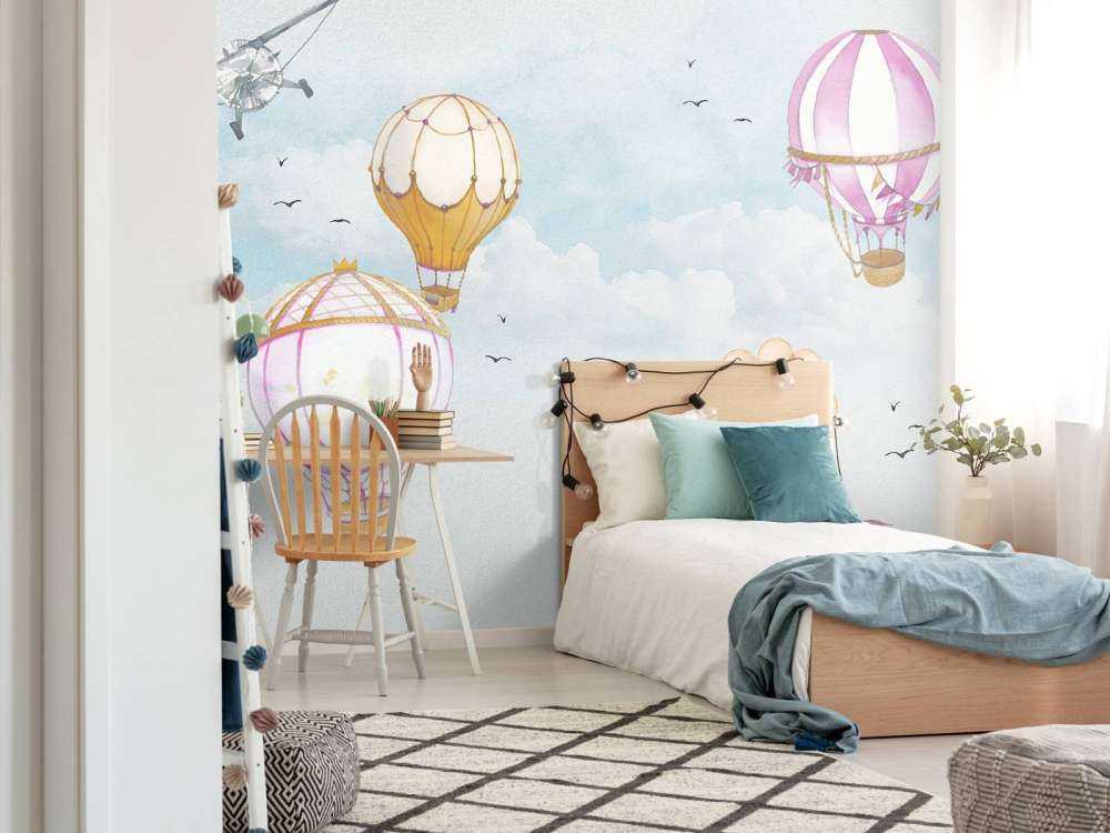 Varmluftsballonger rosa