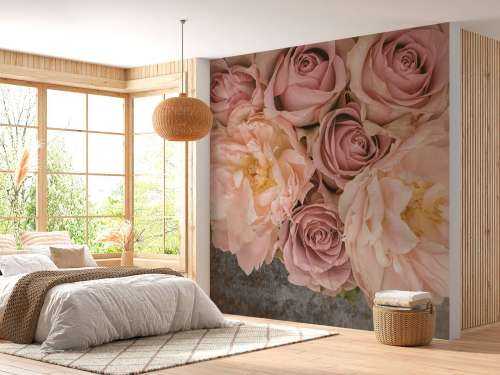 Rosor bukett vintage
