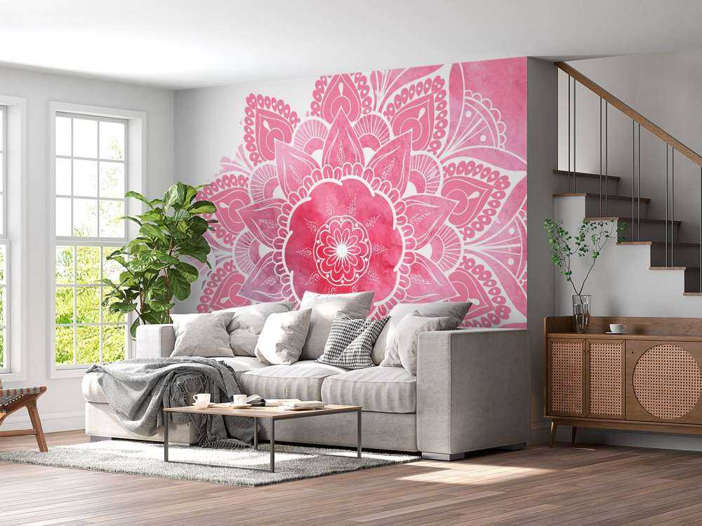 Mandala med blommönster