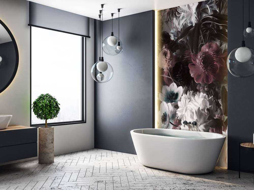 Stort bukett med anemoner Orange