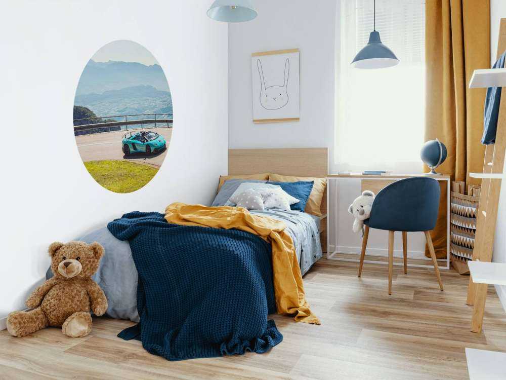 Alpenrit med lyxiga sportbilar