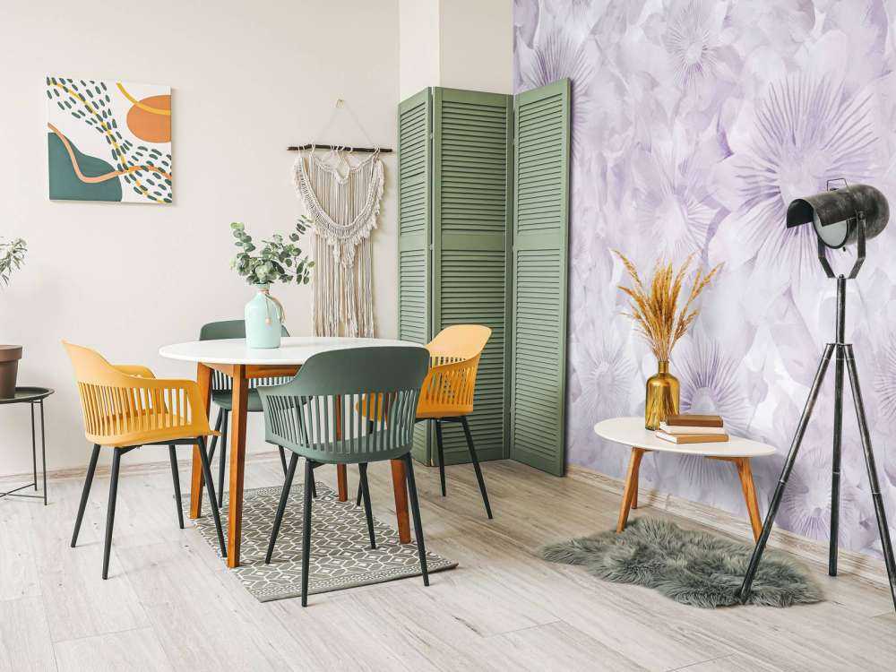 Botanisk akvarell elegans lavendel