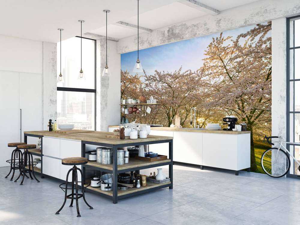 blommande blomningsträd